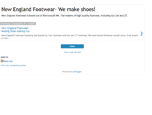 Tablet Screenshot of newenglandfootwear.blogspot.com