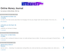 Tablet Screenshot of onlinemoneyjournal.blogspot.com