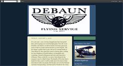 Desktop Screenshot of debaunflyingservice.blogspot.com