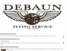 Tablet Screenshot of debaunflyingservice.blogspot.com