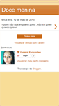 Mobile Screenshot of docemeninabr.blogspot.com