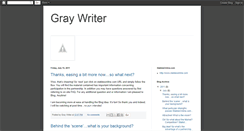 Desktop Screenshot of gray-writer.blogspot.com