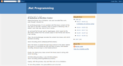 Desktop Screenshot of dotnetfeatures.blogspot.com