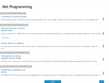 Tablet Screenshot of dotnetfeatures.blogspot.com