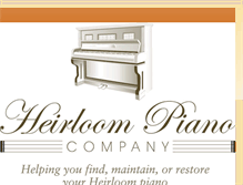 Tablet Screenshot of heirloompianos.blogspot.com