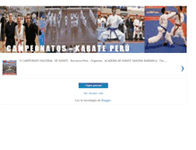 Tablet Screenshot of campeonatoskarateperu.blogspot.com