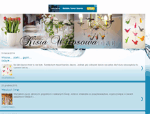 Tablet Screenshot of kisia-wrzosowa.blogspot.com