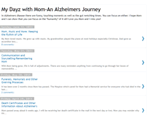 Tablet Screenshot of momsalzheimersjourney.blogspot.com