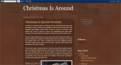 Desktop Screenshot of christmasisaround.blogspot.com