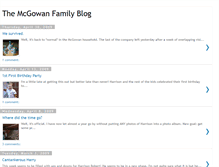 Tablet Screenshot of mcgowanlegacy.blogspot.com