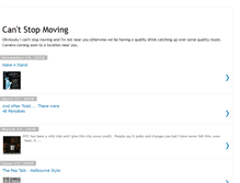 Tablet Screenshot of cantstopmoving.blogspot.com
