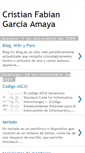 Mobile Screenshot of cristianfabiangarciaamaya.blogspot.com