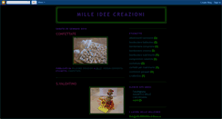 Desktop Screenshot of milleideecreazioni.blogspot.com