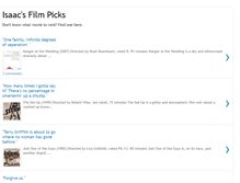 Tablet Screenshot of isaacsfilmpicks.blogspot.com