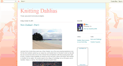 Desktop Screenshot of knittingdahlias.blogspot.com