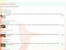 Tablet Screenshot of knittingdahlias.blogspot.com