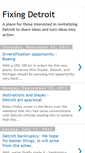 Mobile Screenshot of fixingdetroit.blogspot.com
