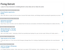 Tablet Screenshot of fixingdetroit.blogspot.com