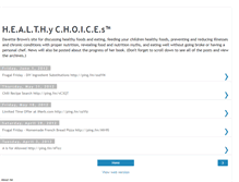 Tablet Screenshot of healthychoices-jme.blogspot.com