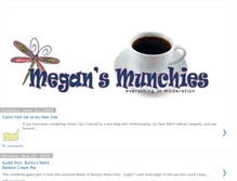 Tablet Screenshot of megansmunchies.blogspot.com