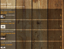 Tablet Screenshot of karatefoot.blogspot.com
