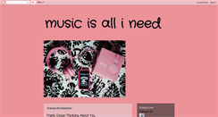 Desktop Screenshot of musicisallineed-oykutella.blogspot.com