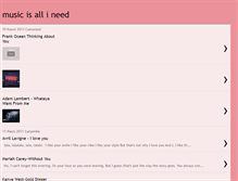 Tablet Screenshot of musicisallineed-oykutella.blogspot.com