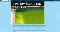 Desktop Screenshot of homeopatizandoavida.blogspot.com