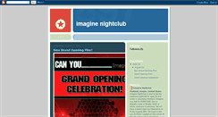 Desktop Screenshot of imaginenightclub.blogspot.com