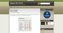 Desktop Screenshot of opposethetrend.blogspot.com