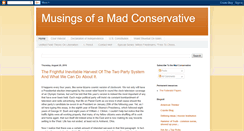 Desktop Screenshot of musingsofamadconservative.blogspot.com