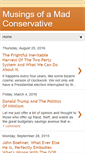 Mobile Screenshot of musingsofamadconservative.blogspot.com