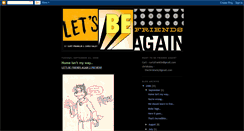 Desktop Screenshot of letsbefriendsagain.blogspot.com