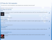 Tablet Screenshot of osomdoavivamento.blogspot.com