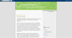 Desktop Screenshot of homeschool-language-learning.blogspot.com