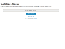 Tablet Screenshot of cualidadesfisicas4.blogspot.com