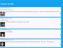 Tablet Screenshot of janinessewingadventures.blogspot.com