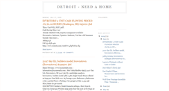 Desktop Screenshot of detroit-needahome.blogspot.com