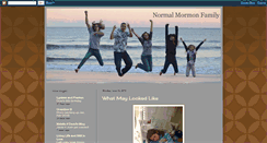 Desktop Screenshot of normalmormonfamily.blogspot.com