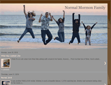 Tablet Screenshot of normalmormonfamily.blogspot.com