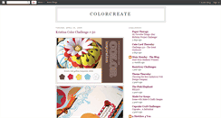 Desktop Screenshot of colorcreate.blogspot.com