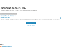 Tablet Screenshot of johnmarchpartners.blogspot.com