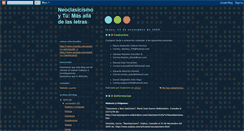 Desktop Screenshot of neoclasicismo-blogliterario.blogspot.com