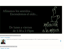 Tablet Screenshot of invitacionmusica.blogspot.com