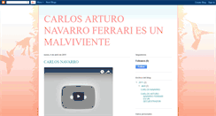 Desktop Screenshot of carlosnavarroelmalviviente.blogspot.com