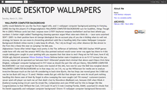 Desktop Screenshot of nudedesktopwallpapers.blogspot.com