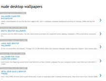 Tablet Screenshot of nudedesktopwallpapers.blogspot.com