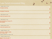 Tablet Screenshot of lakezurichgovernmentblog.blogspot.com