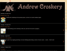 Tablet Screenshot of andrewcroskery.blogspot.com