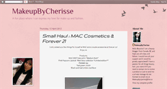 Desktop Screenshot of cherissejnmakeupfashion.blogspot.com